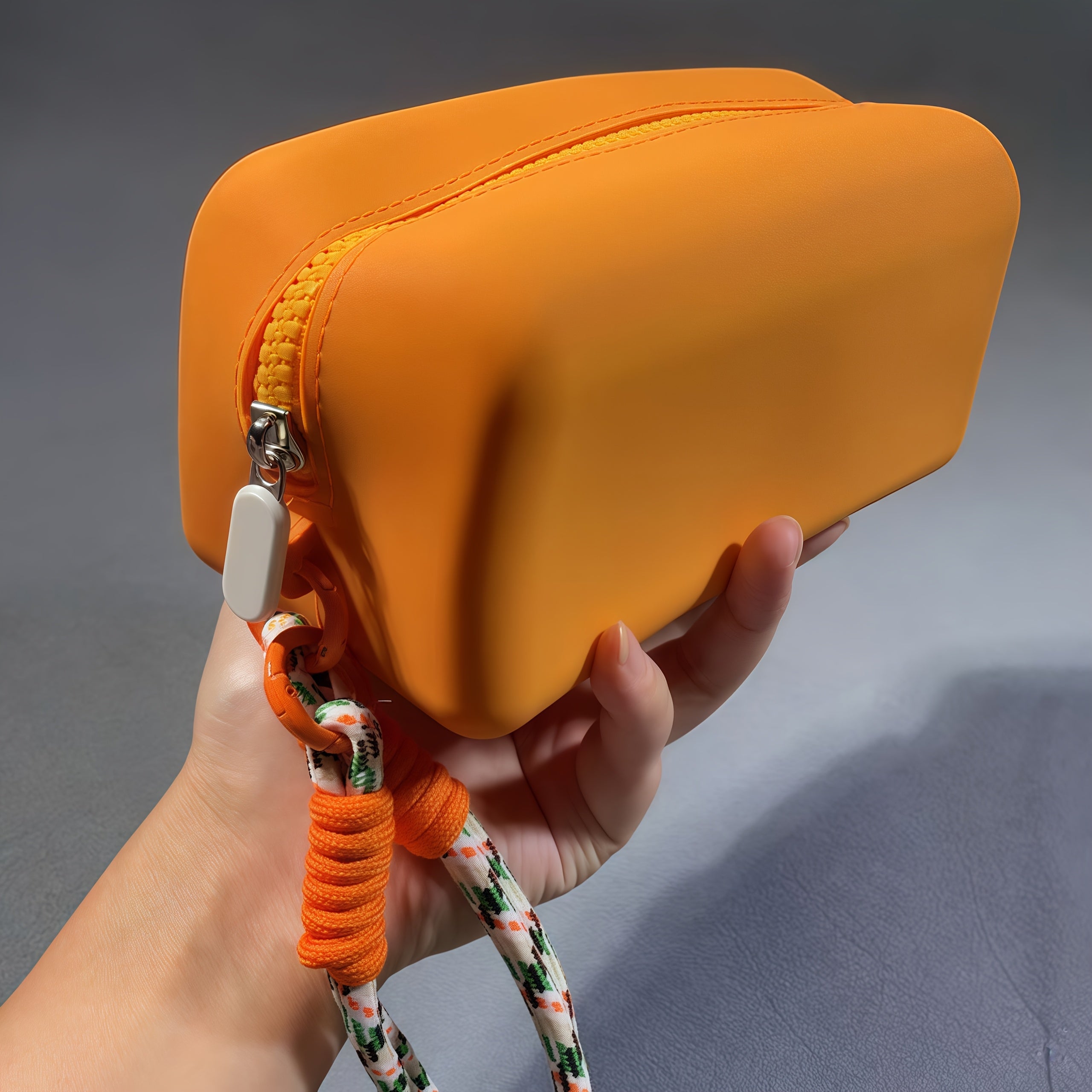 Large Capacity Lightweight Toiletry Bag Suitable for Travel - Wrist Strap & Detachable Strap Compatible for Use with Wristband\u002FCarrier, Zipper Closure, -Fade Technology, Suitable for Vacation, Daily Use, Wet Wipeable Care