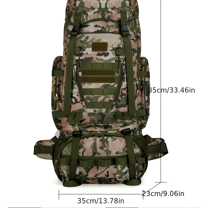 23.78gal Spacious Climbing Backpack, Hiking Rucksack for Both Genders, Everyday Travel Bag, Ample Luggage Backpack