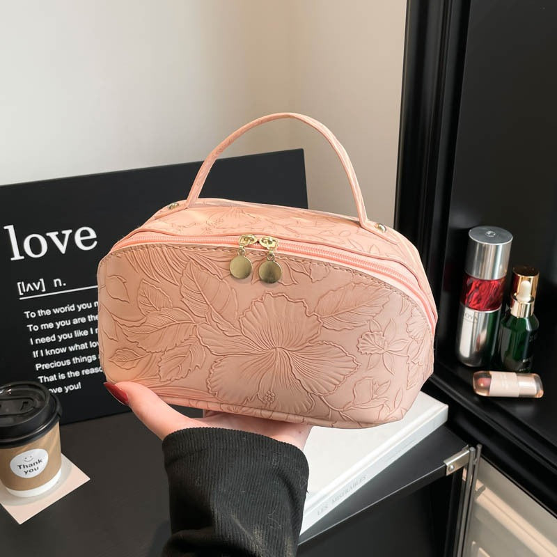 Waterproof Waterproof Suitable for Travel & Bathing Multi-Functional Cosmetic Bag & Makeup Brush Holder - Portable Waterproof Toilet with Storage for Toiletries, Shower, Compact for Daily Use, Hygienic