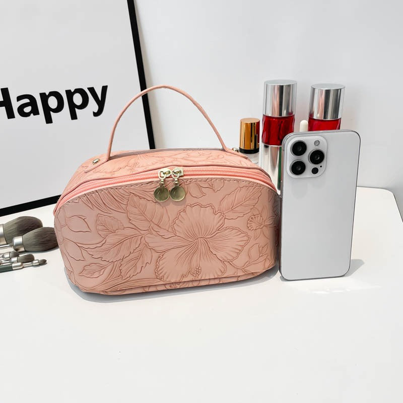 Waterproof Waterproof Suitable for Travel & Bathing Multi-Functional Cosmetic Bag & Makeup Brush Holder - Portable Waterproof Toilet with Storage for Toiletries, Shower, Compact for Daily Use, Hygienic