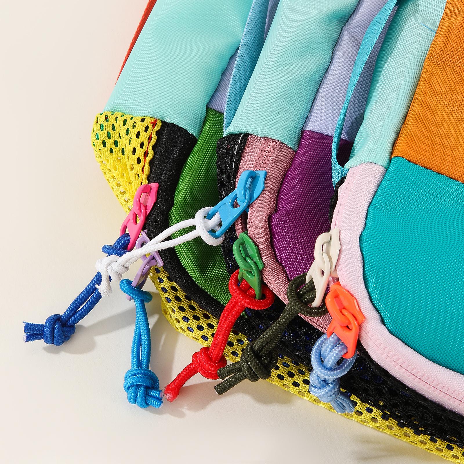 3pcs New Thickened Spring\u002FSummer Dopamine Bag Organizer, Storage Bag, Fashionable Luggage Bag, Casual Toiletry Bag, Available in Three Sizes (Large, Medium, Small) More Flexible And Convenient Storage, Breathable Mesh Design, Smooth Zipper, Bright