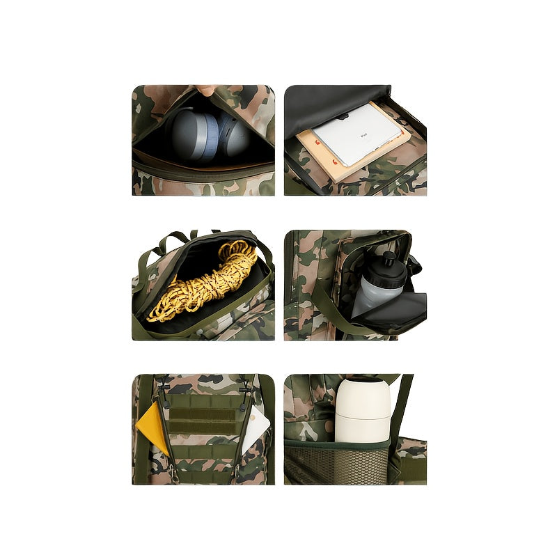 23.78gal Spacious Climbing Backpack, Hiking Rucksack for Both Genders, Everyday Travel Bag, Ample Luggage Backpack