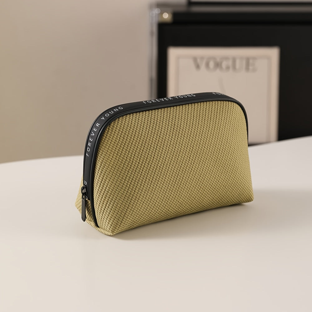 Women's Large-Capacity Cosmetic & Toiletry Bag - Portable Multi-Functional Storage Suitable for Travel,, Gym, Daily Use with Elegant Simple, Hygienic Toilet Holder, Compact for -Necessities Carrier