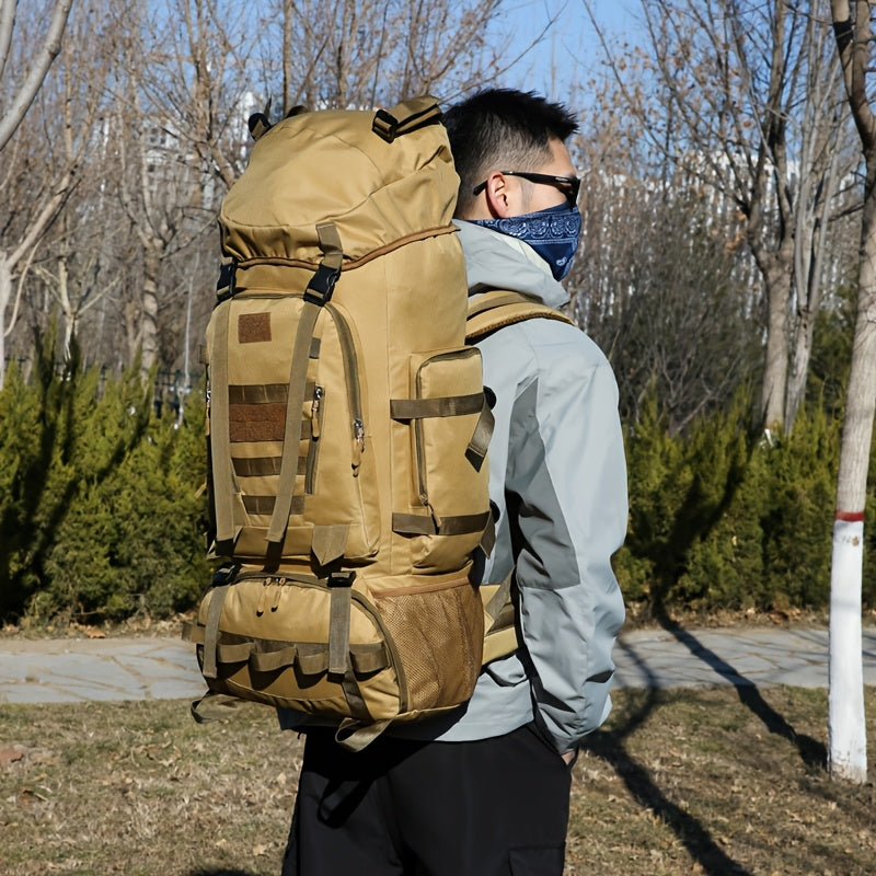 23.78gal Spacious Climbing Backpack, Hiking Rucksack for Both Genders, Everyday Travel Bag, Ample Luggage Backpack