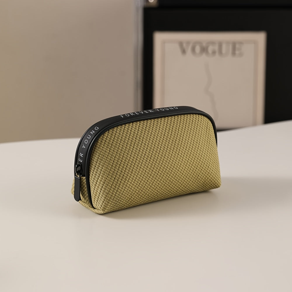 Women's Large-Capacity Cosmetic & Toiletry Bag - Portable Multi-Functional Storage Suitable for Travel,, Gym, Daily Use with Elegant Simple, Hygienic Toilet Holder, Compact for -Necessities Carrier