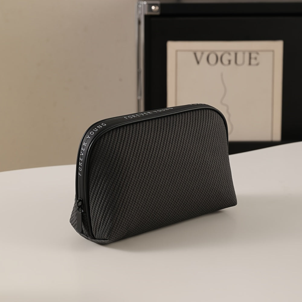 Women's Large-Capacity Cosmetic & Toiletry Bag - Portable Multi-Functional Storage Suitable for Travel,, Gym, Daily Use with Elegant Simple, Hygienic Toilet Holder, Compact for -Necessities Carrier