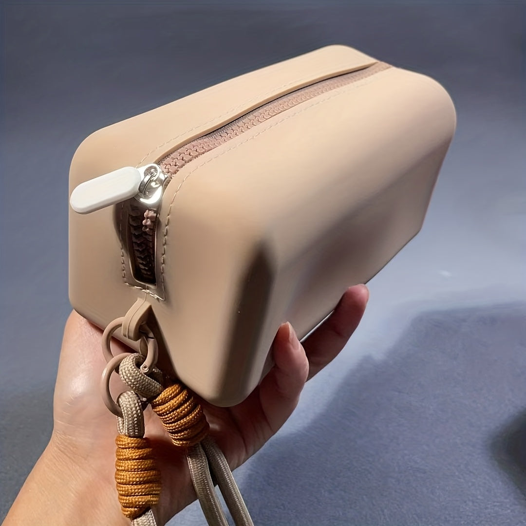 Large Capacity Lightweight Toiletry Bag Suitable for Travel - Wrist Strap & Detachable Strap Compatible for Use with Wristband\u002FCarrier, Zipper Closure, -Fade Technology, Suitable for Vacation, Daily Use, Wet Wipeable Care